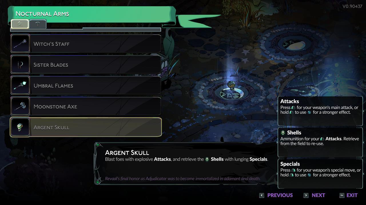 All unlockable weapons in Hades 2