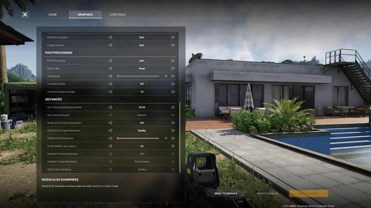 Adjust your graphical settings
