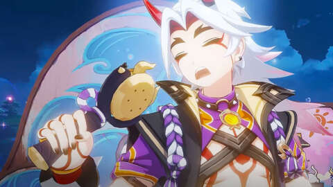 Genshin Impact - Cutscene Animation "Arataki & Flying Lavender Melon's Rockin' for Life Duet"