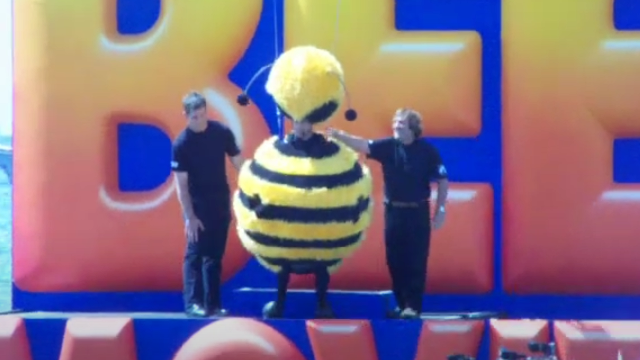 5. The Bee Movie: Jerry Seinfeld dressed as a bee at Cannes