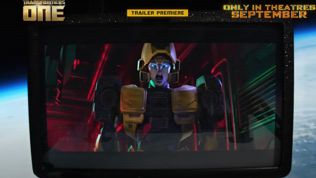1. Transformers One: Space trailer launch